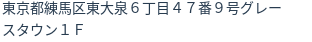 住所（登記所在地）
