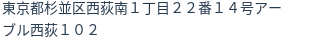 住所(登記所在地)