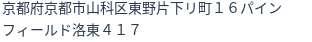 住所(登記所在地)