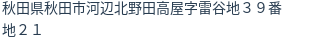 住所(登記所在地)