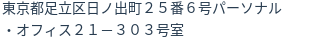 住所(登記所在地)
