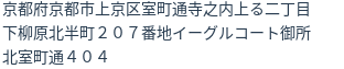 住所（登記所在地）