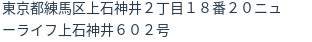 住所(登記所在地)