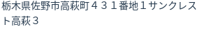 住所（登記所在地）