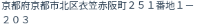 住所（登記所在地）