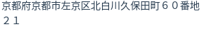住所（登記所在地）
