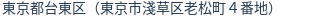 住所(登記所在地)