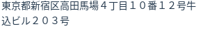 住所(登記所在地)