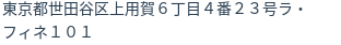 住所(登記所在地)