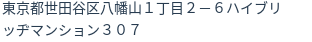 住所(登記所在地)