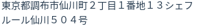 住所（登記所在地）