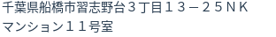 住所(登記所在地)