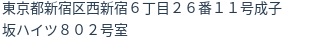住所(登記所在地)