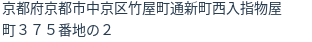 住所（登記所在地）