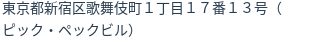 住所(登記所在地)