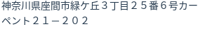 住所(登記所在地)