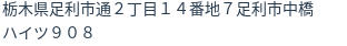 住所(登記所在地)