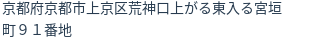 住所（登記所在地）
