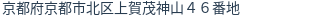 住所（登記所在地）