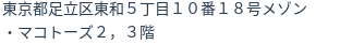 住所（登記所在地）