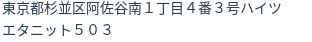 住所(登記所在地)