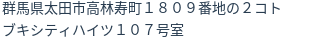 住所(登記所在地)