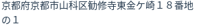 住所（登記所在地）