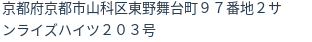 住所(登記所在地)