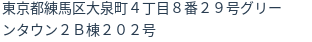 住所(登記所在地)