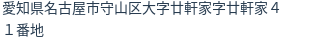 住所(登記所在地)