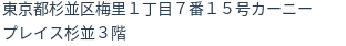住所（登記所在地）