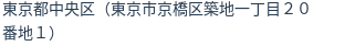 住所(登記所在地)