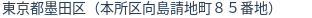 住所（登記所在地）