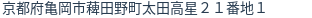 住所(登記所在地)