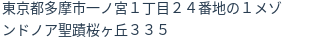 住所（登記所在地）