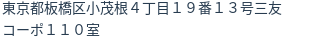 住所(登記所在地)