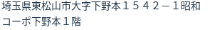 住所(登記所在地)