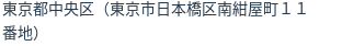 住所(登記所在地)