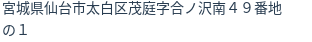 住所（登記所在地）