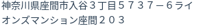 住所(登記所在地)