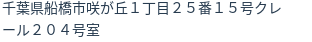 住所（登記所在地）