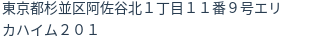 住所(登記所在地)