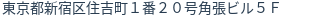 住所(登記所在地)