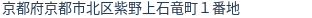 住所(登記所在地)