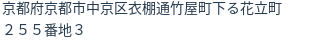 住所(登記所在地)