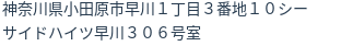 住所(登記所在地)