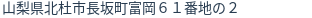 住所（登記所在地）