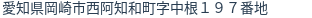 住所(登記所在地)