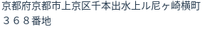 住所(登記所在地)