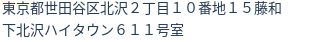 住所（登記所在地）